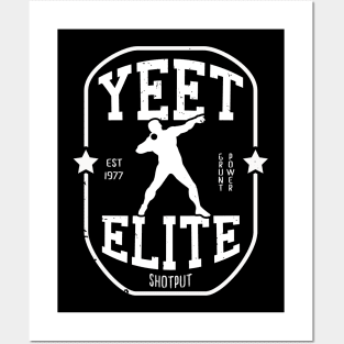 Yeet Elite Shotput Athlete 2 Track N Field Athlete Posters and Art